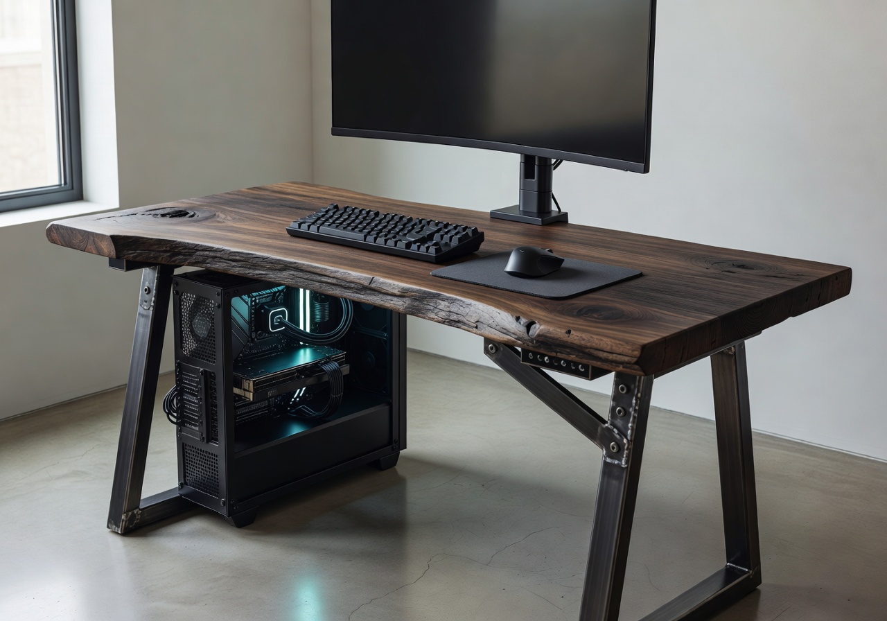 Alternate custom build desk