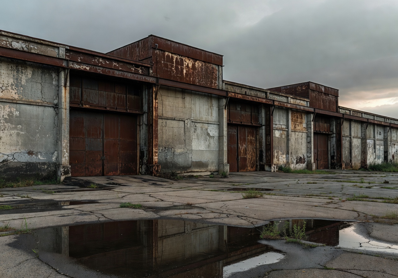 Alternate massive warehouse front