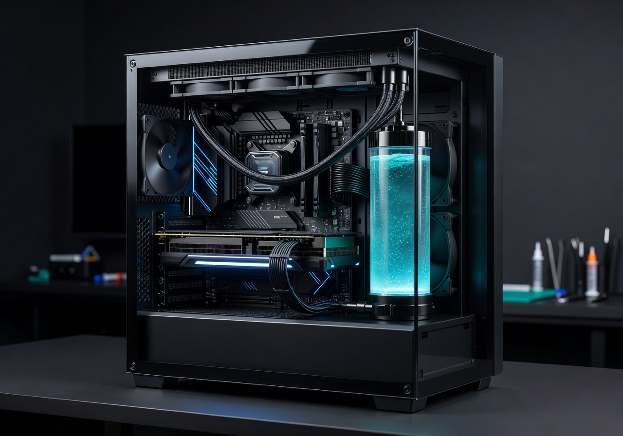 Caseking custom watercooled PC build