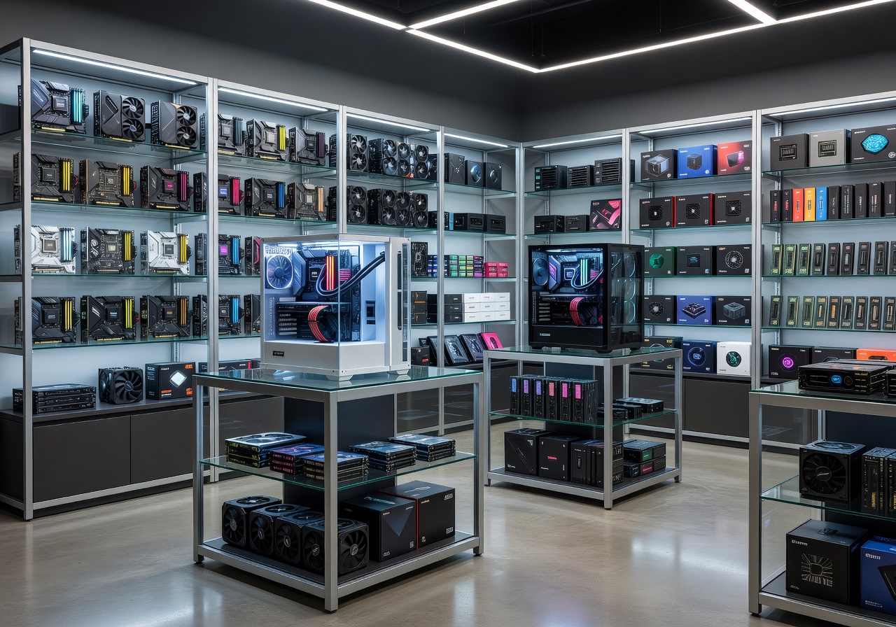 Caseking hardware showroom