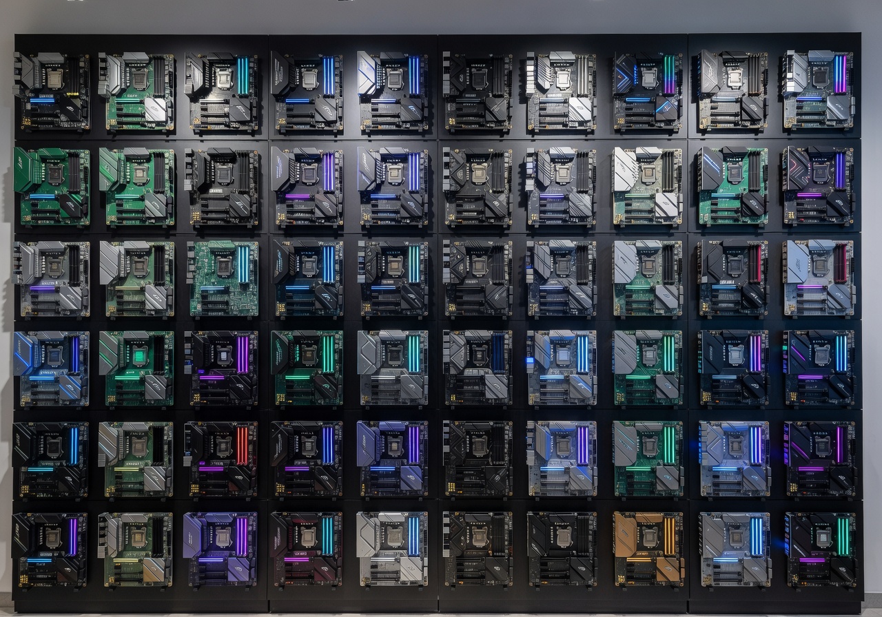 Caseking motherboard display wall