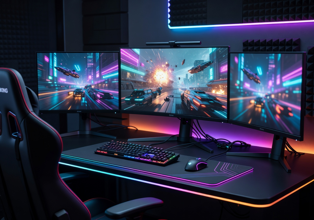 Caseking ultimate gaming monitor setup