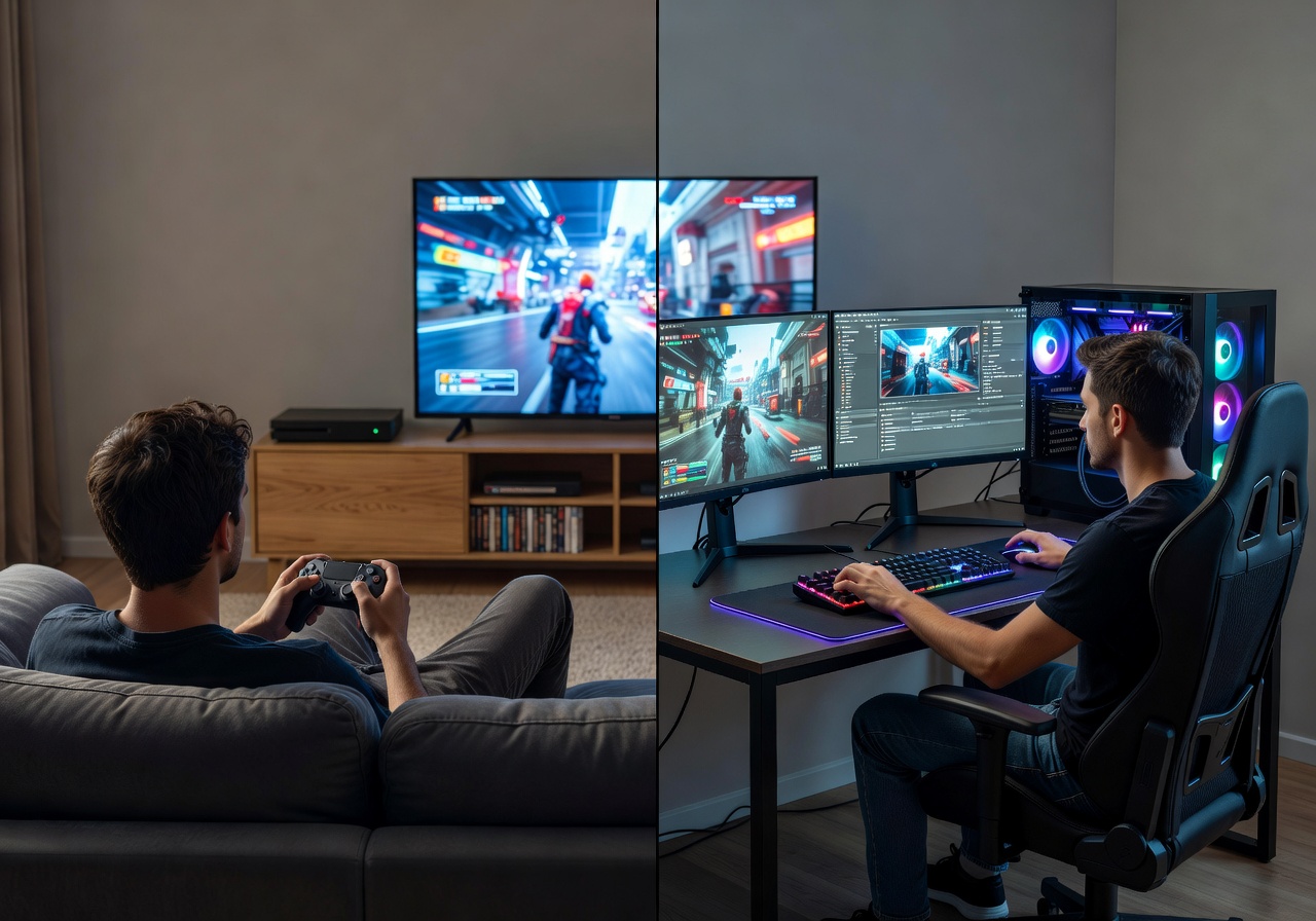 Comparing console vs PC gaming
