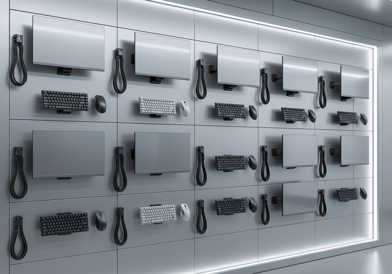 Cyberport clean peripherals wall