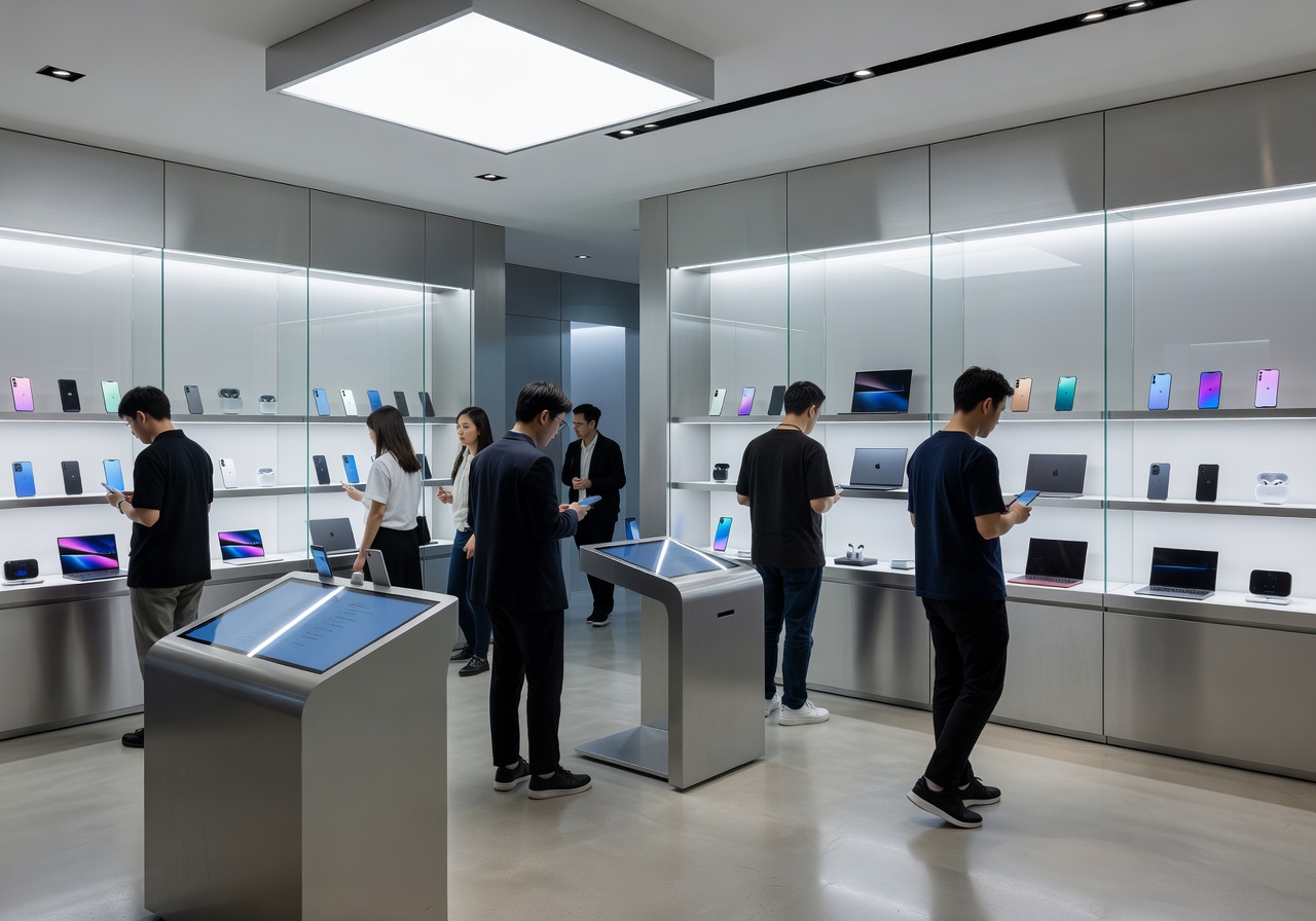 Cyberport modern tech retail shop