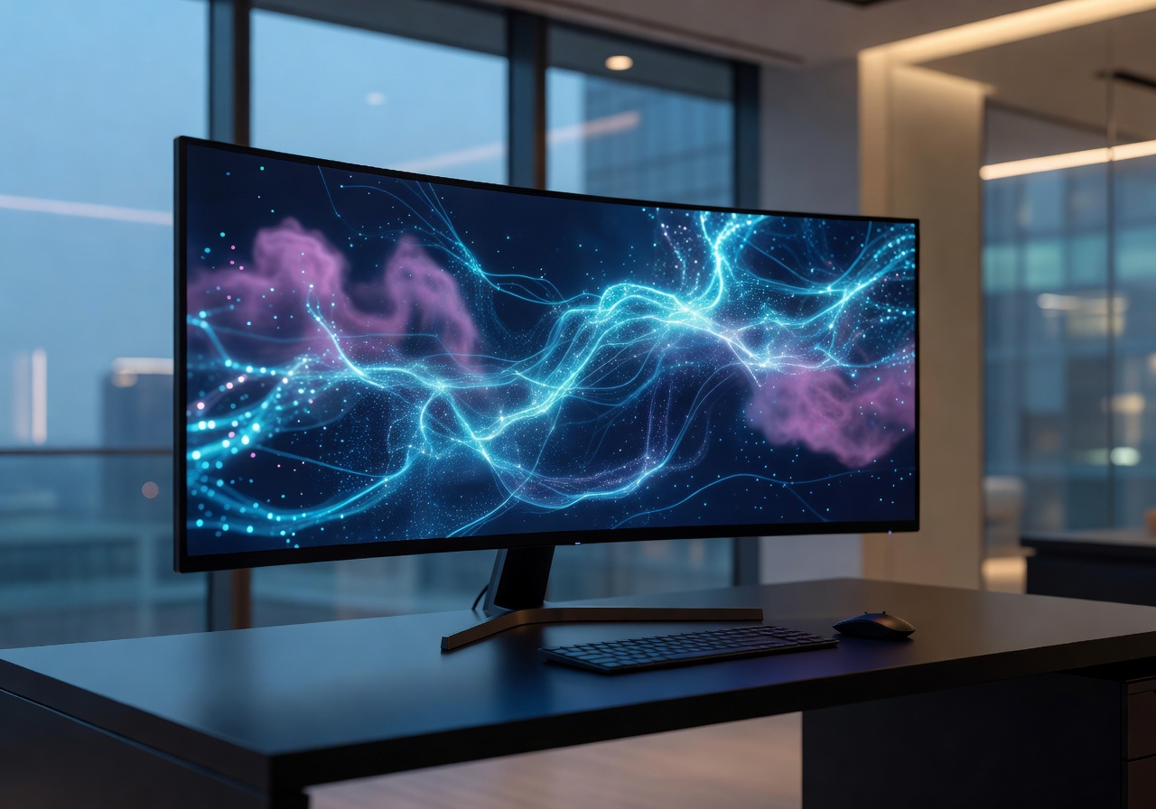 Cyberport ultrawide monitor display