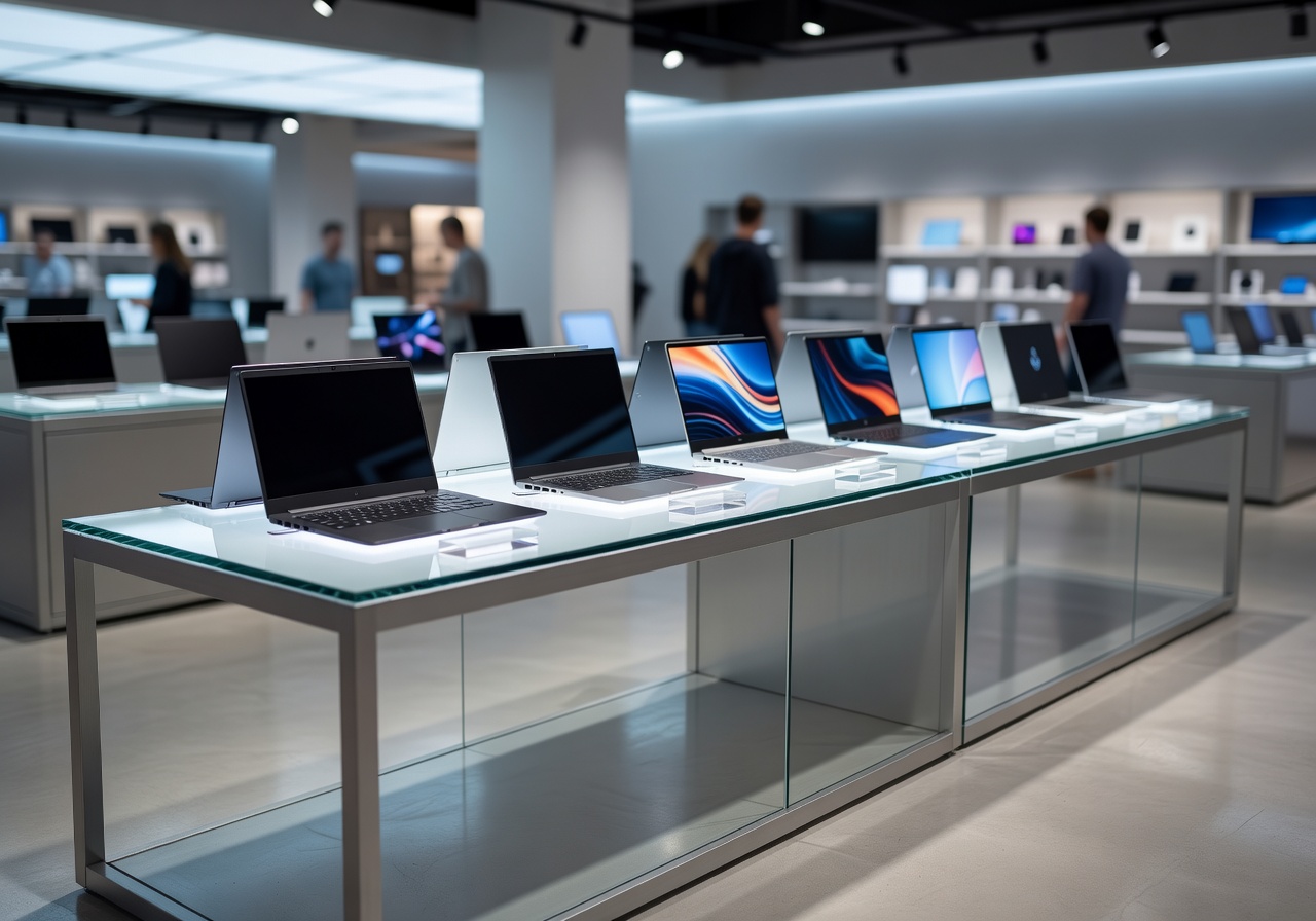 MediaMarkt PC laptop showcase