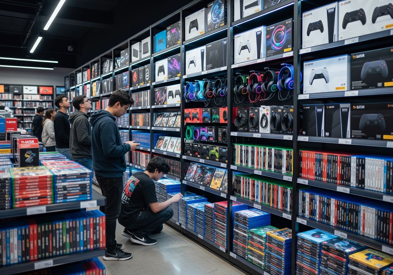 Saturn store gaming section